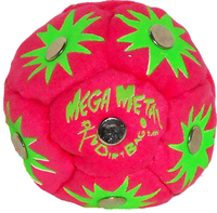Bright Vivid Colors Dirtbag Mega Metal Powerball Footbag Hacky Sack Steel Pellet Blended Filler 